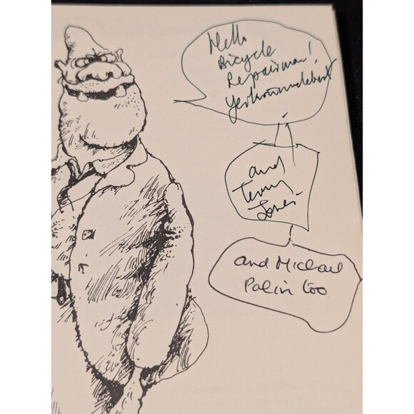 Michael Palin & Terry Jones SIGNED Bert Fegg’s Nasty Book + More Ripping Yarns - Picture 7 of 16